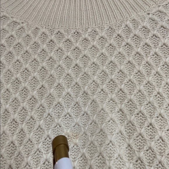 La Ligne  Mini Honeycomb Cashmere Mock neck Sweater Small - Picture 9 of 9